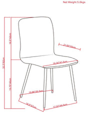 Baylor - Upholstered Dining Chair (Set of 2) - R&R Furniture Gallery (Fountain Valley, CA)