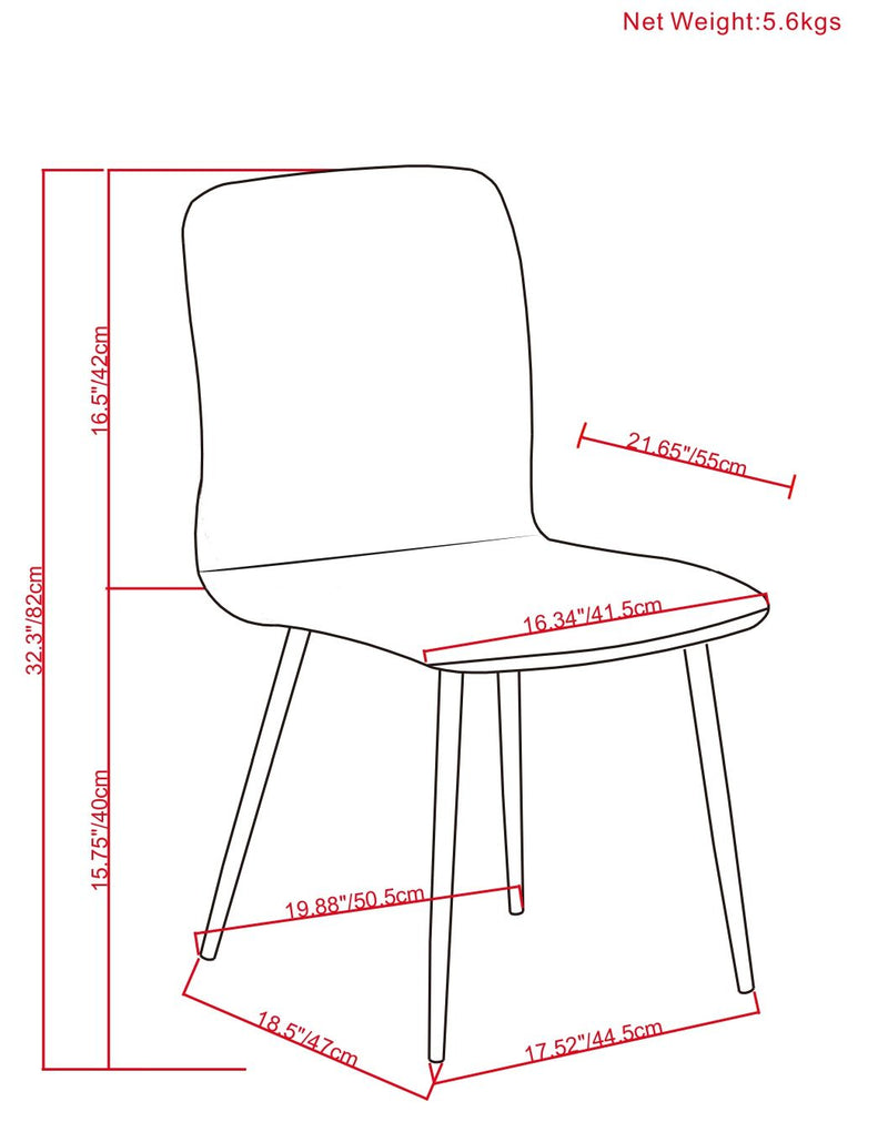 Baylor - Upholstered Dining Chair (Set of 2) - R&R Furniture Gallery (Fountain Valley, CA)