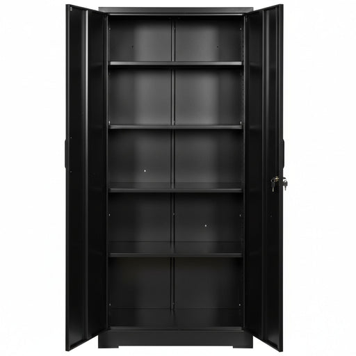 Ironclad - Storage Cabinet With Locking Doors And 4 Adjustable Shelves - R&R Furniture Gallery (Fountain Valley, CA)