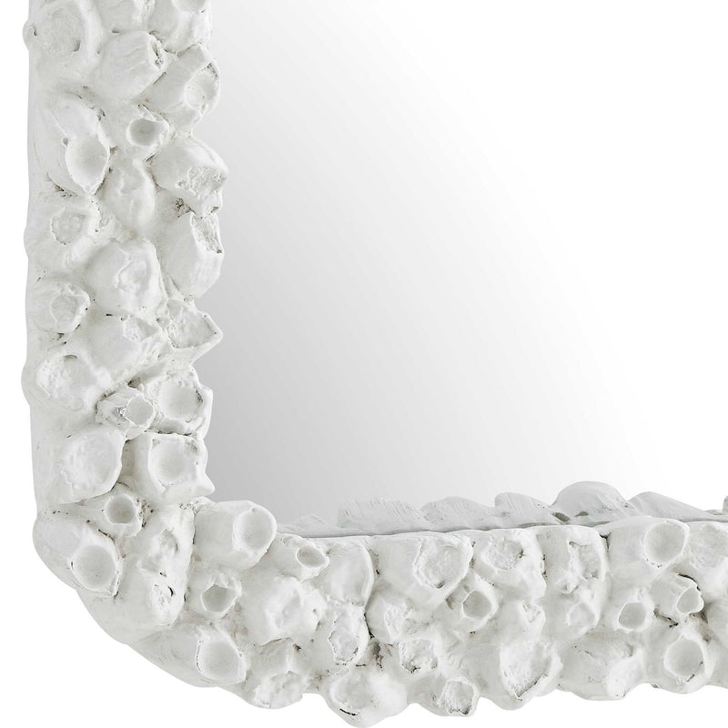 Barnacle - Rectangular Mirror - White