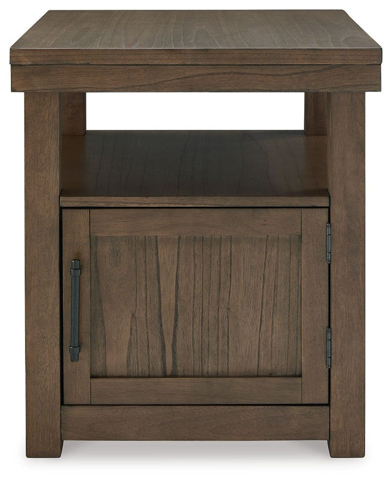 Boardernest - Rectangular End Table - Brown - R&R Furniture Gallery (Fountain Valley, CA)