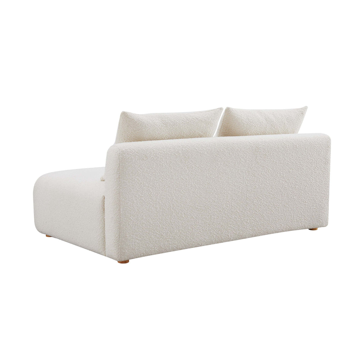 Hangover - Boucle Modular Loveseat - Cream - R&R Furniture Gallery (Fountain Valley, CA)