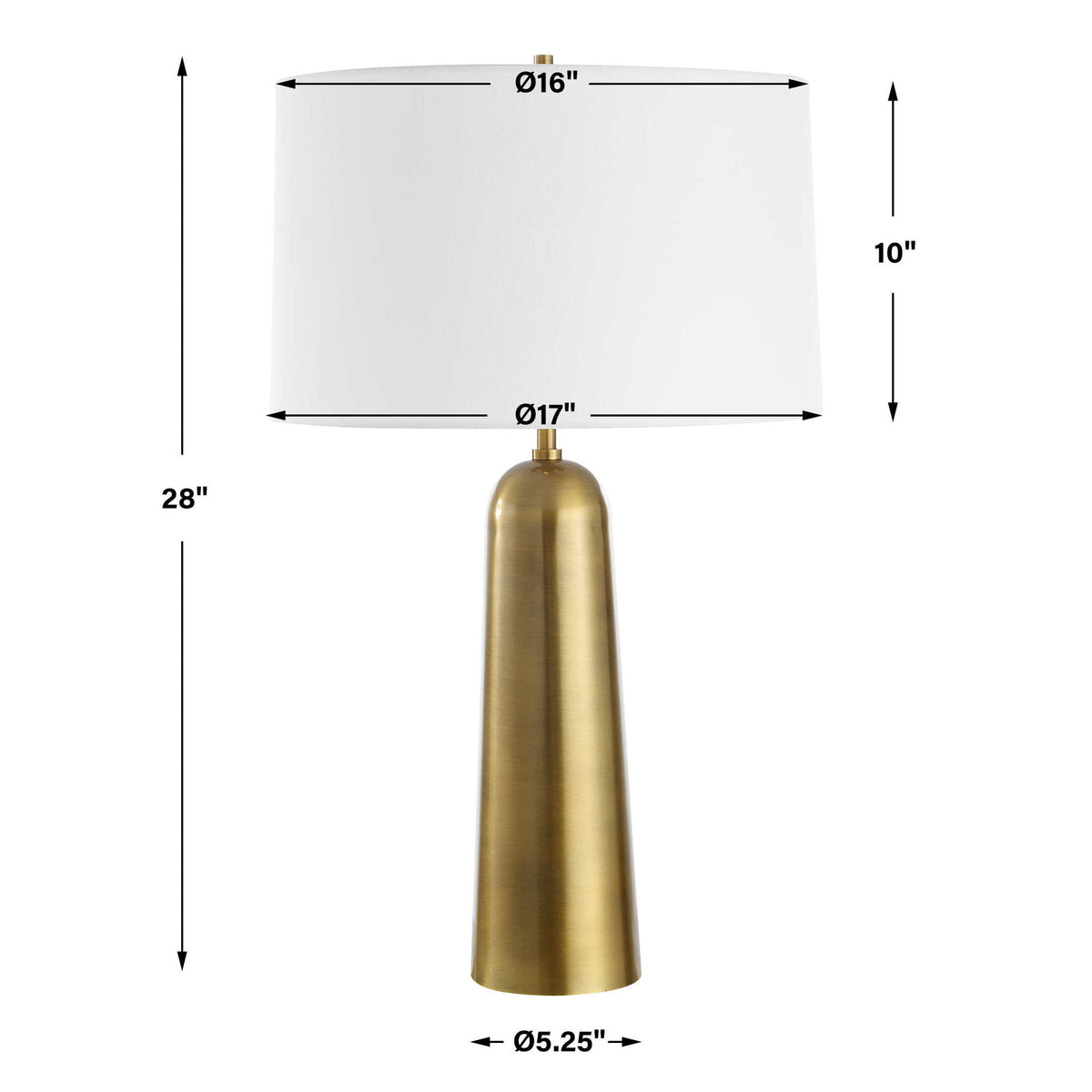 Flinchem - Brass Table Lamp - Bronze