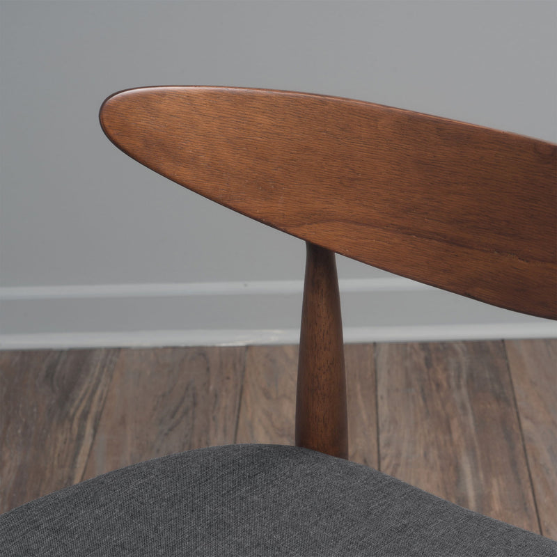 Retro Dining Chairs With Ergonomic Back (Set of 2) - R&R Furniture Gallery (Fountain Valley, CA)