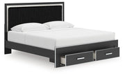 Zuraleus - Upholstered Panel Platform Storage Bed - R&R Furniture Gallery (Fountain Valley, CA)