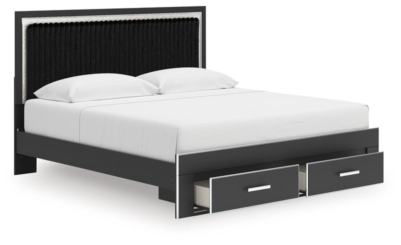Zuraleus - Upholstered Panel Platform Storage Bed - R&R Furniture Gallery (Fountain Valley, CA)