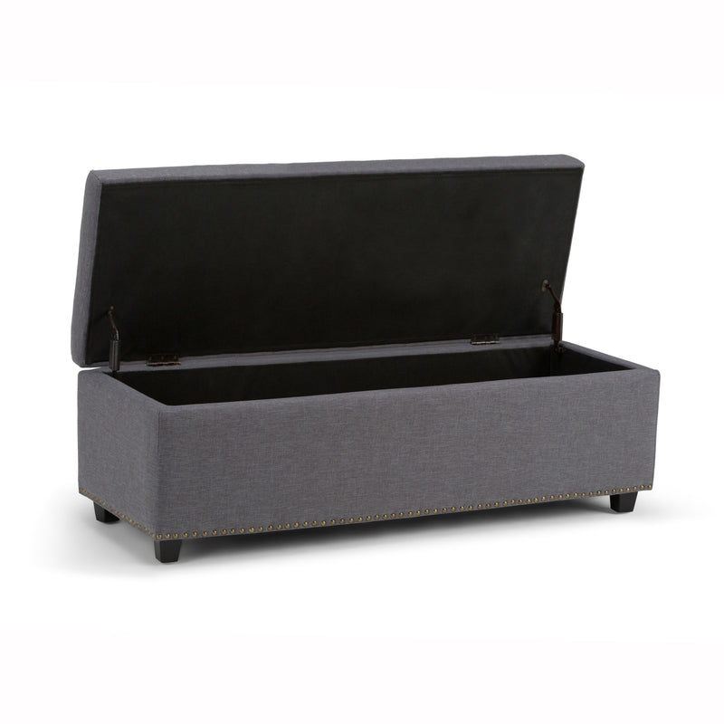 Hamilton - Upholstered Storage Ottoman - R&R Furniture Gallery (Fountain Valley, CA)
