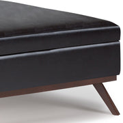 Owen - Multifunctional Square Coffee Table Storage Ottoman - R&R Furniture Gallery (Fountain Valley, CA)