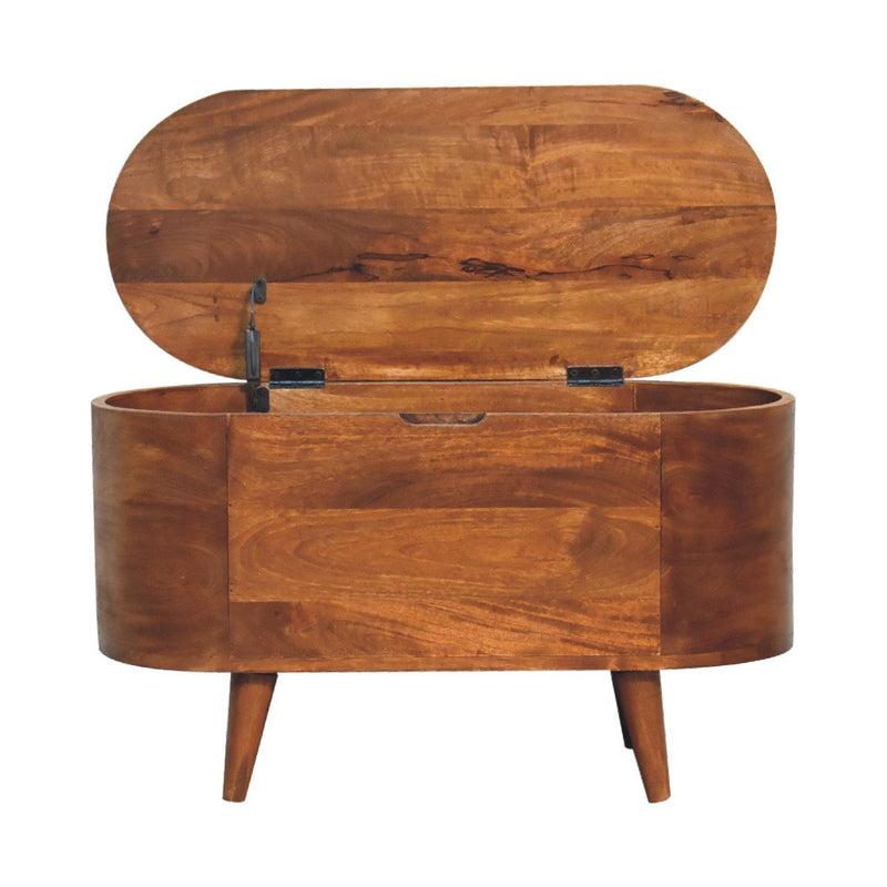 Rounded Lid Up Blanket Box - R&R Furniture Gallery (Fountain Valley, CA)