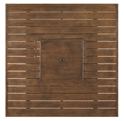 Paradise Trail - Square Bar Table w/Fire Pit - Medium Brown - R&R Furniture Gallery (Fountain Valley, CA)