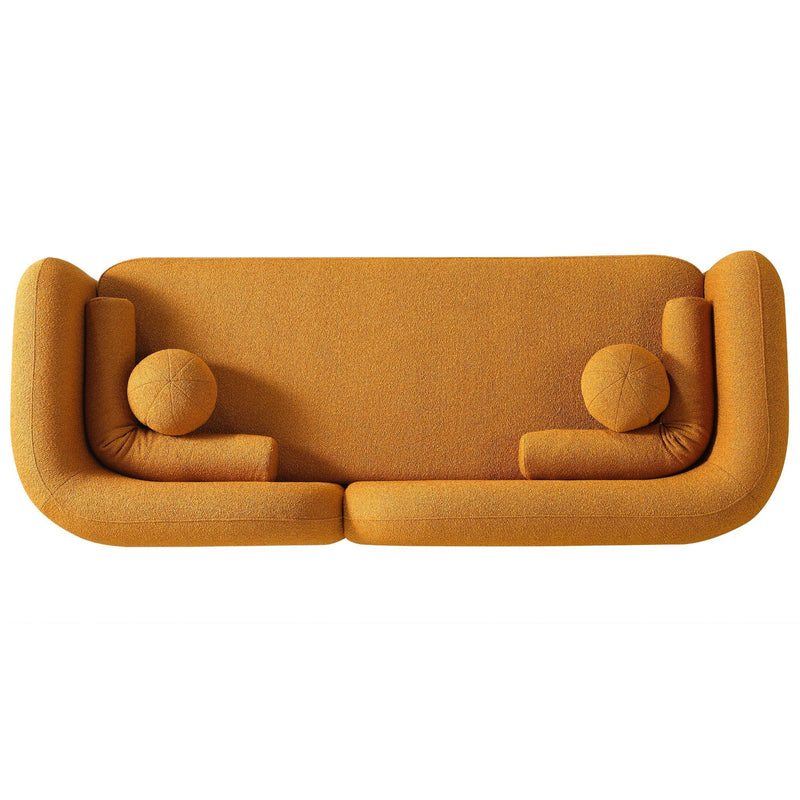 Donna - Japandi Design Boucle Sofa - R&R Furniture Gallery (Fountain Valley, CA)