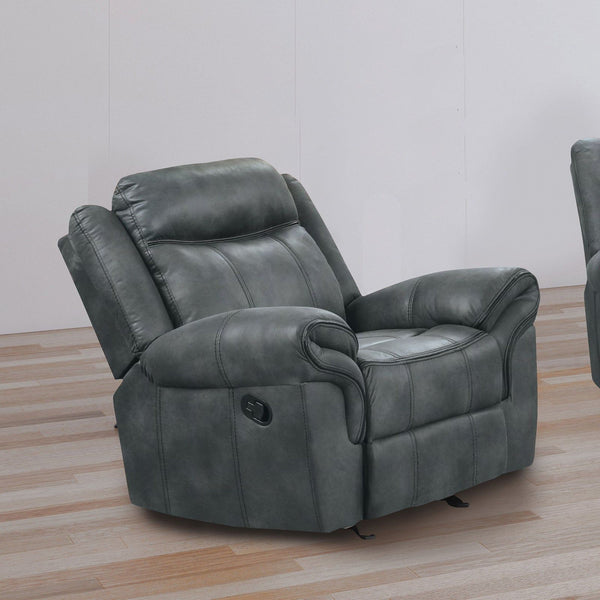 Agata - Glider Recliner, Dark Gray
