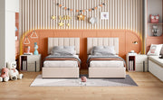 Upholstered Platform Bed With A Hydraulic Storage System - R&R Furniture Gallery (Fountain Valley, CA)