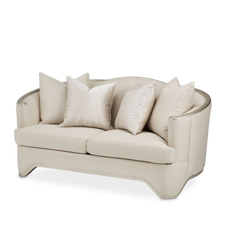 London Place - Loveseat - Light Champagne - R&R Furniture Gallery (Fountain Valley, CA)
