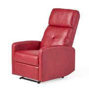 Contemporary Recliner Chair With Push Back Function - R&R Furniture Gallery (Fountain Valley, CA)