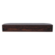 Lunar - 2 Drawer Floating Console - Chestnut - R&R Furniture Gallery (Fountain Valley, CA)