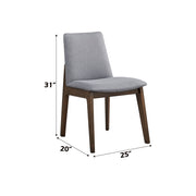 Kaela - Side Chair (Set of 2) - Walnut - R&R Furniture Gallery (Fountain Valley, CA)