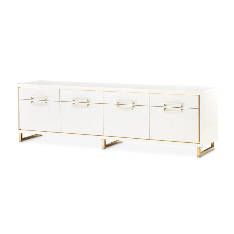 Palm Gate - Media Cabinet - Cloud White - R&R Furniture Gallery (Fountain Valley, CA)
