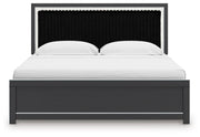 Zuraleus - Upholstered Panel Platform Bed With Roll Slats - R&R Furniture Gallery (Fountain Valley, CA)