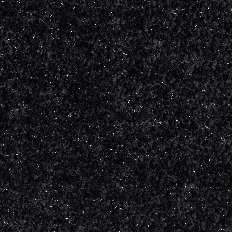 Lucifer - Sectional Sofa With 3 Pillows - Black Shimmer Chenille - R&R Furniture Gallery (Fountain Valley, CA)