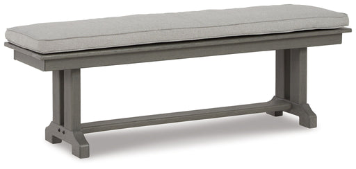 Visola - Bench with Cushion - Gray - R&R Furniture Gallery (Fountain Valley, CA)