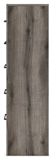 Graystorm - Five Drawer Chest - Brown Gray - R&R Furniture Gallery (Fountain Valley, CA)