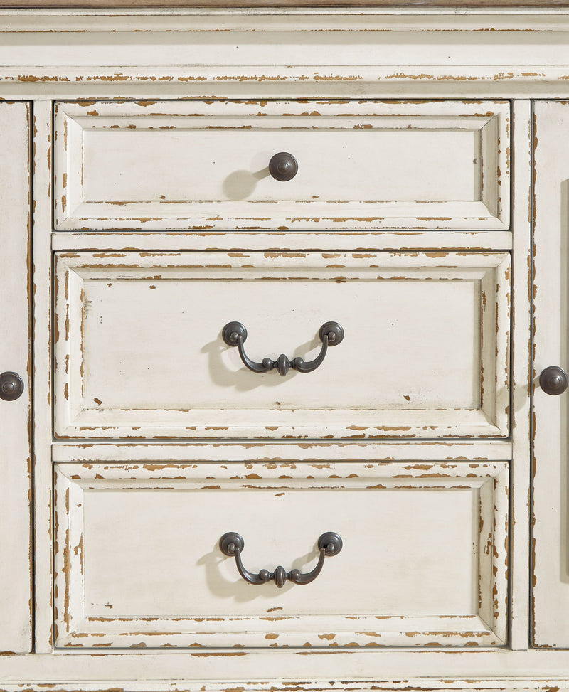Realyn - Dining Room Server - Chipped White - R&R Furniture Gallery (Fountain Valley, CA)