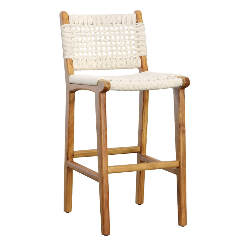 Diaz - Counter Stool - Natural With White