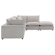 Marisa - Modular Armless Chair - Beige Boucle - R&R Furniture Gallery (Fountain Valley, CA)