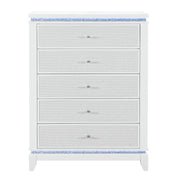 Adalid - Chest With LED Lighting - White - R&R Furniture Gallery (Fountain Valley, CA)