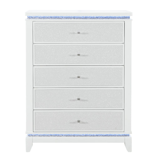 Adalid - Chest With LED Lighting - White - R&R Furniture Gallery (Fountain Valley, CA)