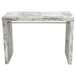 Icon Faux Marble Waterfall Bar Height Table by Diamond Sofa