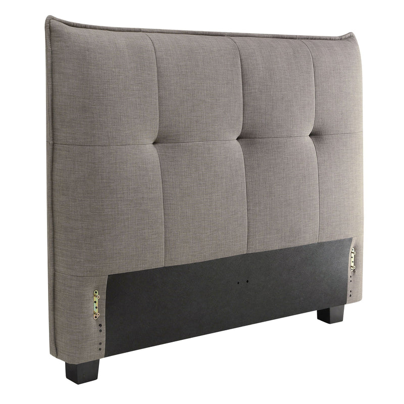 Adona King-size Upholstered Headboard in Dolphin Linen (2026) - R&R Furniture Gallery (Fountain Valley, CA)