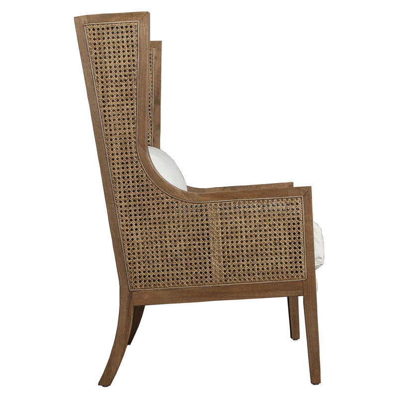 Mack - Occasional Chair - Natural And Off White
