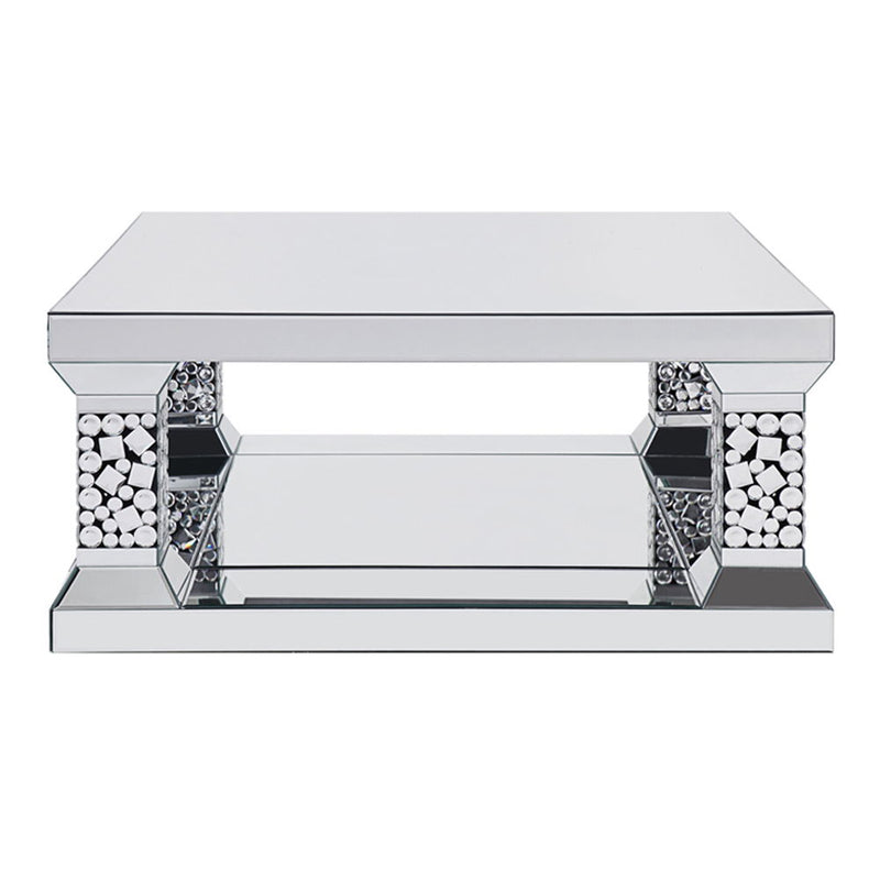 Kachina - Coffee Table - Mirrored & Faux Gems - R&R Furniture Gallery (Fountain Valley, CA)