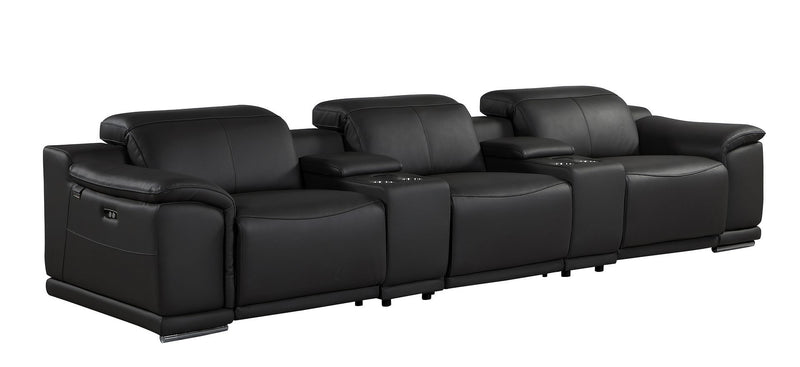 9762 - 8-Piece Modular Power Reclining Sofa And Console Loveseat Set With