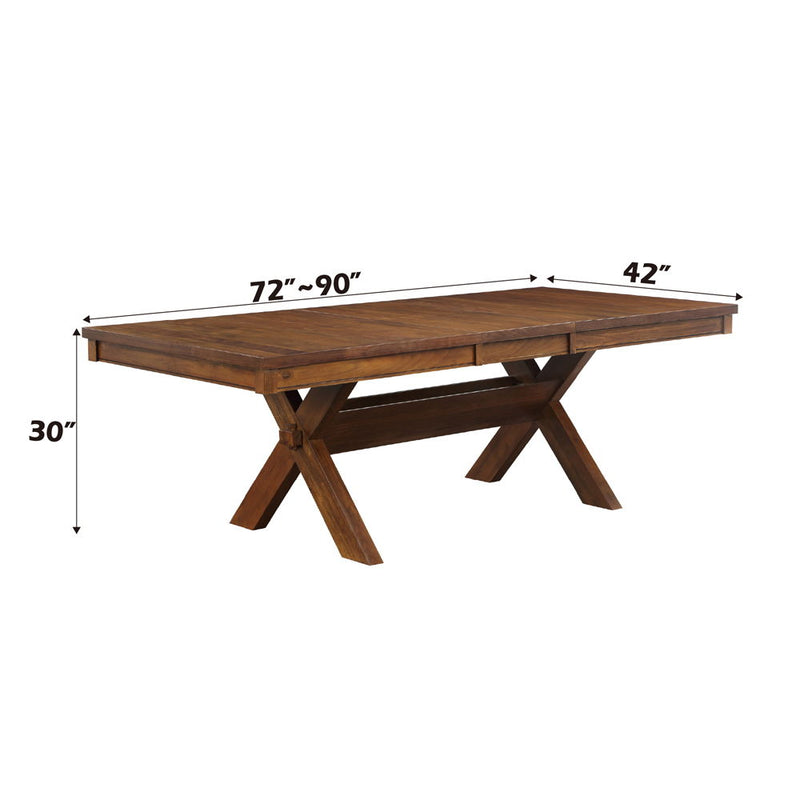 Apollo - Dining Table - Walnut - R&R Furniture Gallery (Fountain Valley, CA)