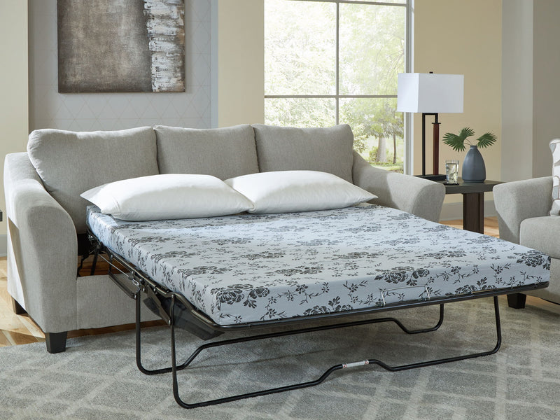 Willarae - Queen Sofa Sleeper - Taupe - R&R Furniture Gallery (Fountain Valley, CA)