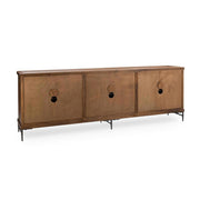 Willmark - 6 Door Iron Leg Sideboard - R&R Furniture Gallery (Fountain Valley, CA)