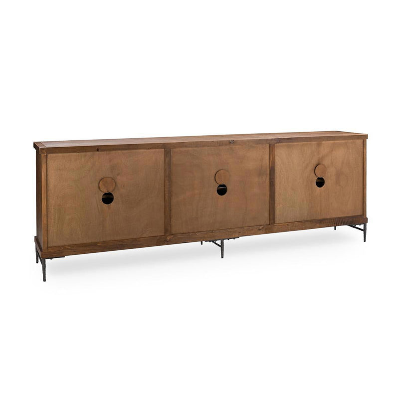 Willmark - 6 Door Iron Leg Sideboard - R&R Furniture Gallery (Fountain Valley, CA)