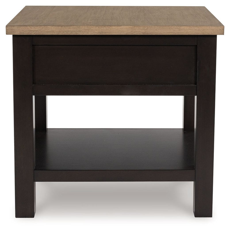 Drazmine - Rectangular End Table - Brown - R&R Furniture Gallery (Fountain Valley, CA)