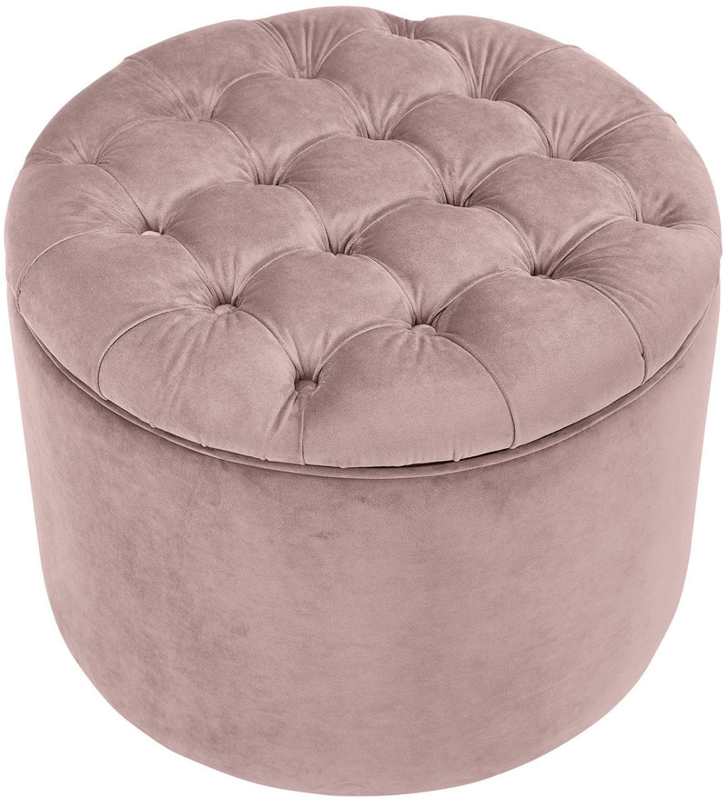 Queen - Velvet Storage Ottoman - R&R Furniture Gallery (Fountain Valley, CA)