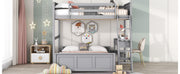 Full Over Full Bunk Bed With Desk - R&R Furniture Gallery (Fountain Valley, CA)
