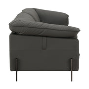 Tadi - Loveseat - Black Top Grain Leather - R&R Furniture Gallery (Fountain Valley, CA)