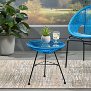 Nusa - Modern Rattan Side Table With Tempered Glass Top - R&R Furniture Gallery (Fountain Valley, CA)