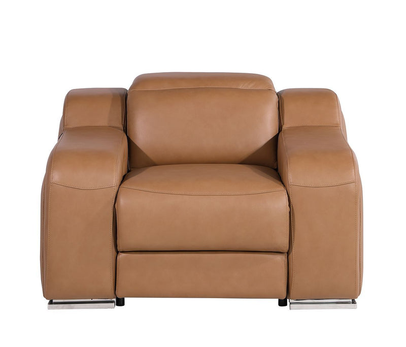 1116 - 7-Piece Modular Power Reclining Sofa, Loveseat & Chair Set In With 5 Power Recliners & Power Headrests