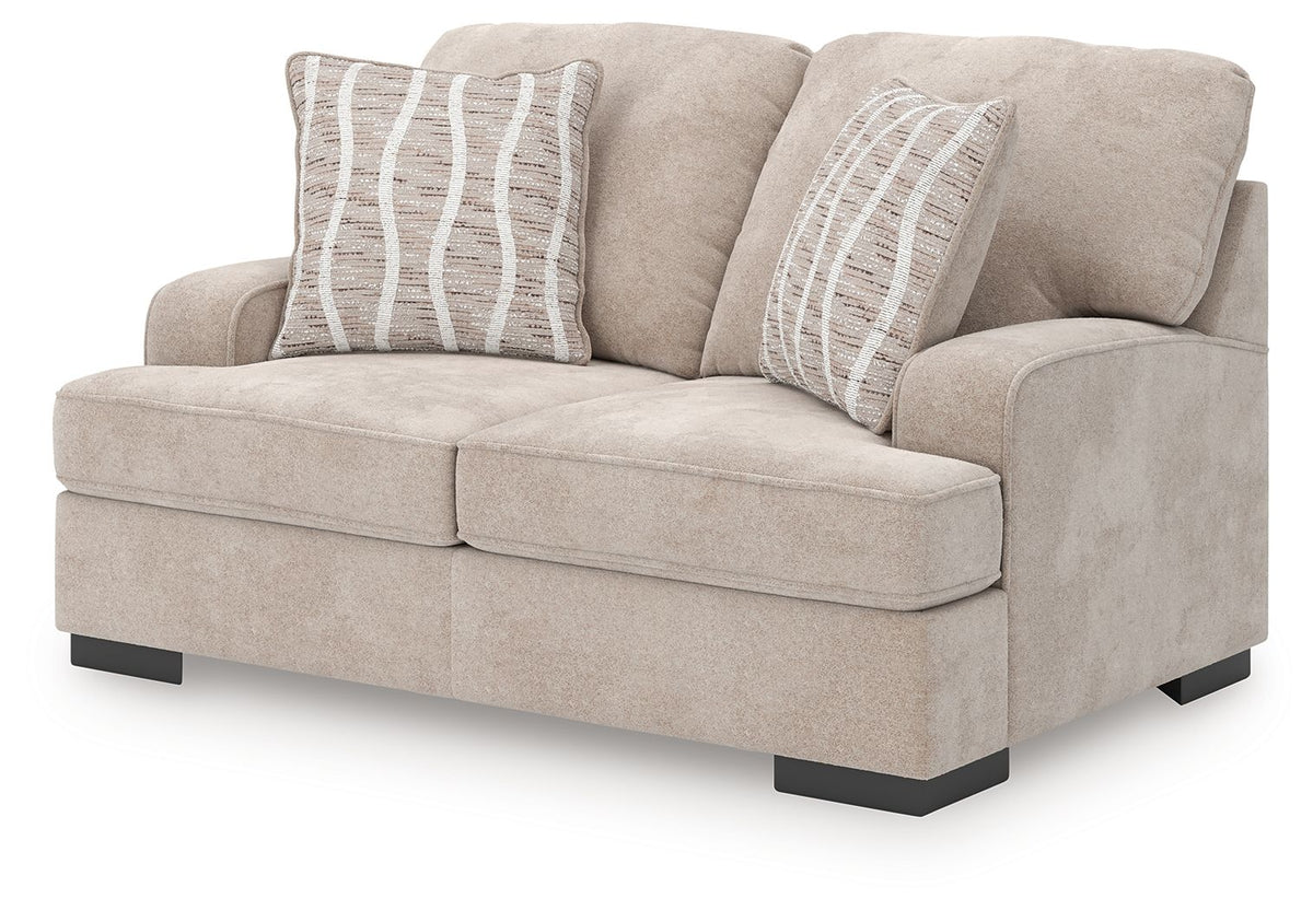 High Profile - Loveseat - Taupe - R&R Furniture Gallery (Fountain Valley, CA)