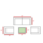 Outdoor Wicker Conversation Set With Cushions, All Weather - R&R Furniture Gallery (Fountain Valley, CA)