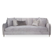 Roxbury Park - Velvet Sofa - Steel / Slate - R&R Furniture Gallery (Fountain Valley, CA)