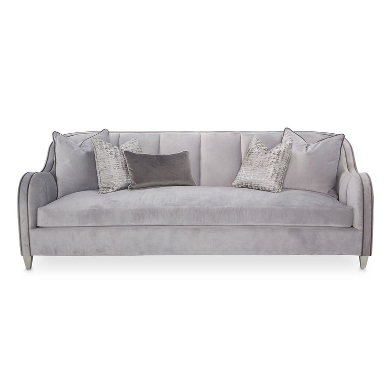 Roxbury Park - Velvet Sofa - Steel / Slate - R&R Furniture Gallery (Fountain Valley, CA)
